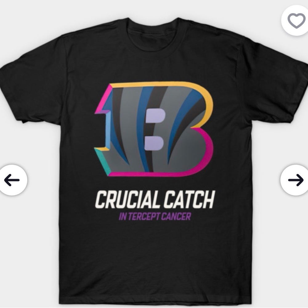 NFL CRUCIAL CATCH - Nike - BENGALS Shirt XL